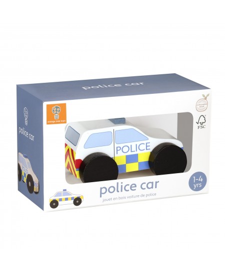 Ξύλινο Περιπολικό Emergency Services (FSC®) Orange Tree Toys
