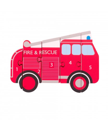 Παζλ Αριθμών Πυροσβεστική Emergency Services Orange Tree Toys