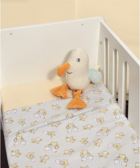Σεντόνια Λίκνου Σετ 2τεμ. 80x100cm Design 210 Oliver Baby