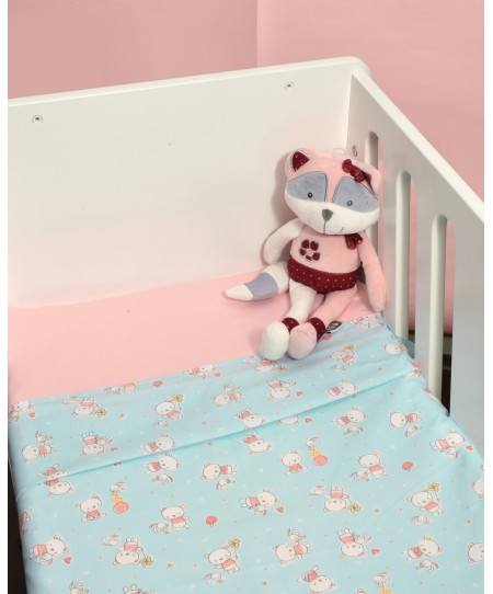 Σεντόνια Λίκνου Σετ 2 τεμ. 80x100cm Design 212 Oliver Baby