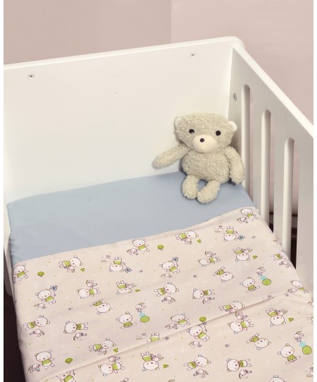 Σεντόνια Λίκνου Σετ 2τ 80x100cm Design 213 Oliver Baby