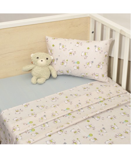 Σεντόνια Κούνιας 3 τεμ. 110x160cm 100% Βαμβάκι Design 213 Oliver Baby