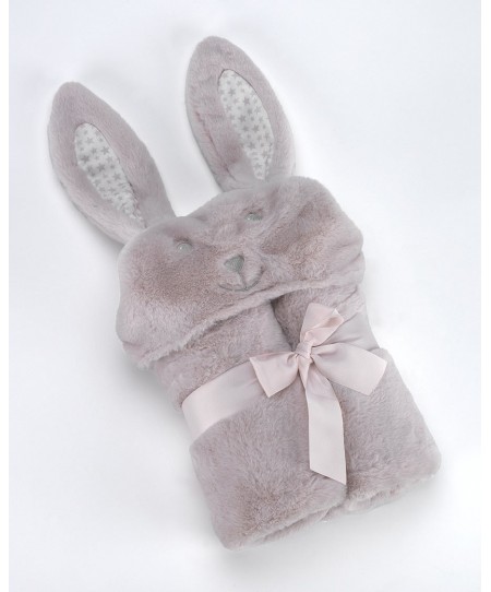 Κουβέρτα Pompon Rabbit 75Χ95cm Σάπιο Μήλο MORA