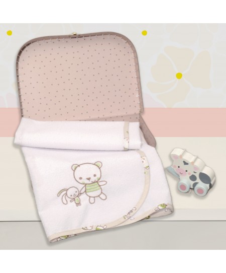 Σελτεδάκι Με Κέντημα 50x70cm 250 γρ/τμ Design 213 Oliver Baby