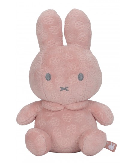 Λούτρινο Aπό Bελουτέ Ύφασμα 20cm Ροζ Miffy Flowers
