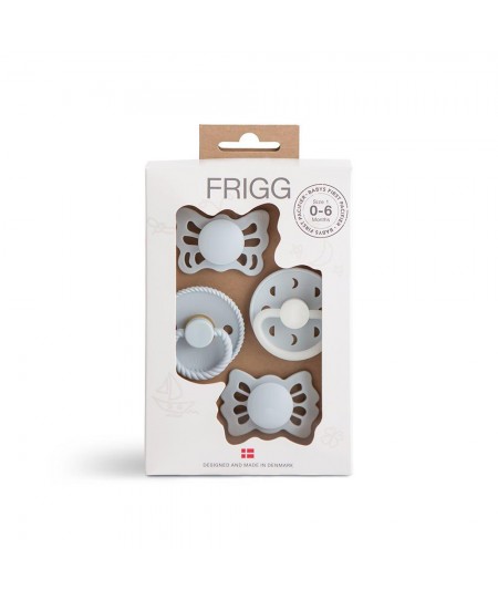 Σετ 4 Πιπίλες FRIGG - Moonlight Sailing Powder Blue 0-6 Μηνών