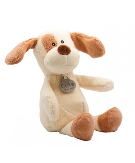 Λούτρινος Σκύλος Custard Organic Cotton Blend 18cm - CUTE