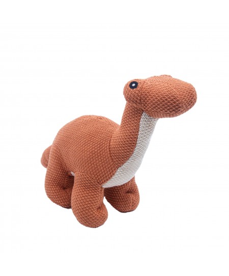 Λούτρινος Καφέ Δεινόσαυρος 25cm - CUTE