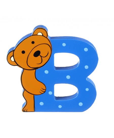 Ξύλινο Γράμμα B Alphabet Letters Orange Tree Toys