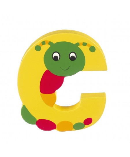 Ξύλινο Γράμμα C Alphabet Letters Orange Tree Toys