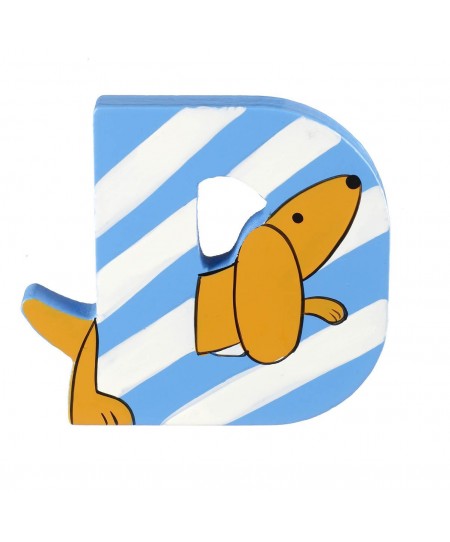 Ξύλινο Γράμμα D Alphabet Letters Orange Tree Toys