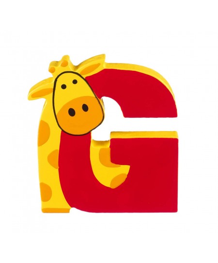Ξύλινο Γράμμα G Alphabet Letters Orange Tree Toys