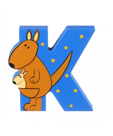 Ξύλινο Γράμμα K Alphabet Letters Orange Tree Toys