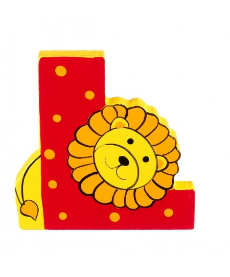 Ξύλινο Γράμμα L Alphabet Letters Orange Tree Toys