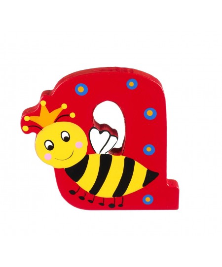 Ξύλινο Γράμμα Q Alphabet Letters Orange Tree Toys