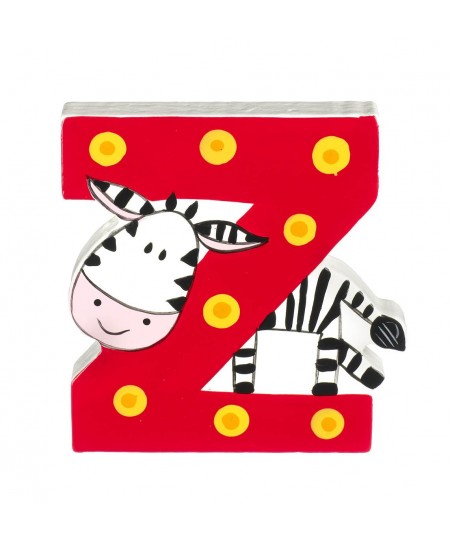 Ξύλινο Γράμμα Z Alphabet Letters Orange Tree Toys