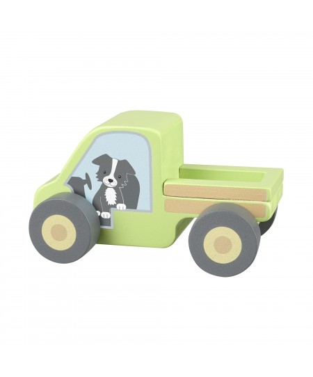 Αγροτικό Αυτοκινητάκι Push & Pull Farmyard Orange Tree Toys
