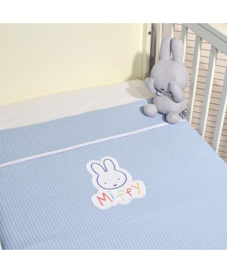 Κουβέρτα Πικέ Κούνιας 100x140cm Design 11 Miffy