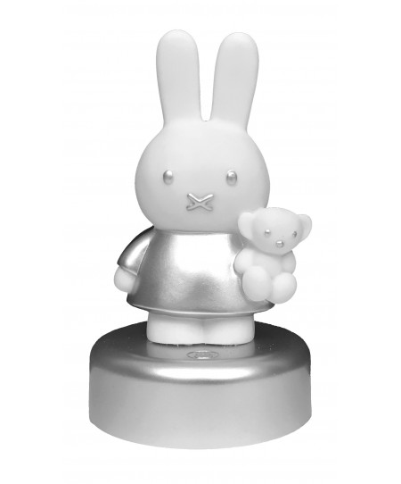 Miffy Φωτάκι Νυκτός LED Με Χρονοδιακόπτη Ασημί