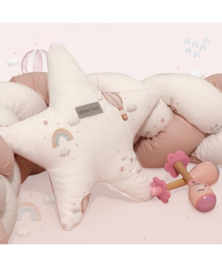 Μαξιλάρι Διακοσμητικό Αστέρι 37x37cm Design 422 Oliver Baby
