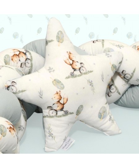 Μαξιλάρι Διακοσμητικό Αστέρι 37x37cm Design 423 Oliver Baby