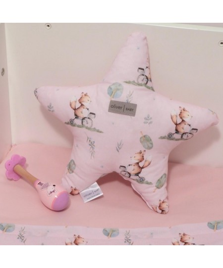 Μαξιλάρι Διακοσμητικό Αστέρι 37x37cm Design 426 Oliver Baby