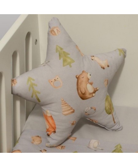 Μαξιλάρι Διακοσμητικό Αστέρι 37x37cm Design 427 Oliver Baby