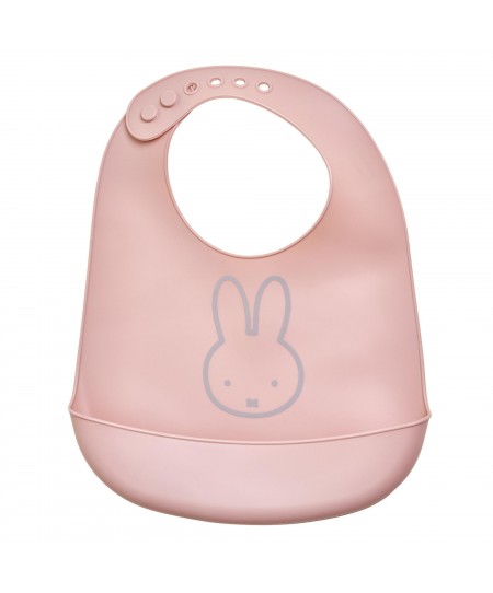 Σαλιάρα Σιλικόνης Miffy Pink KOKO