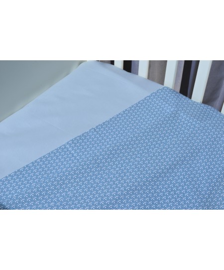 Σετ 2 Σεντόνια Λίκνου 75x110cm 100% Βαμβάκι Des. 146 Oliver Baby