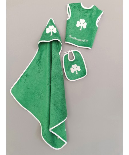 Σετ λουτρού 3 τεμ. PANATHINAIKOS BABY BLOCK, PALAMAIKI