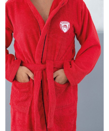 Μπουρνούζι (S) UNISEX BC 1925 ADULTS OLYMPIACOS, PALAMAIKI