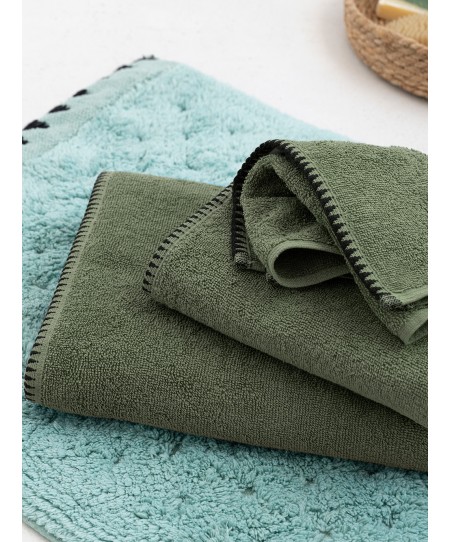 Πετσέτα χεριών (30Χ50) BROOKLYN OLIVE, PALAMAIKI 