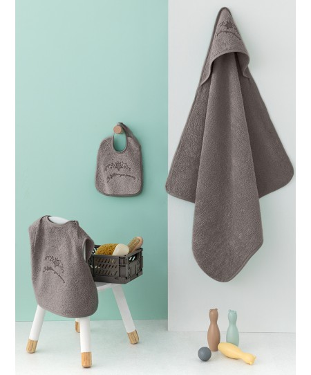 Σετ λουτρού 3 τεμ. BJ524 GREY, PALAMAIKI 