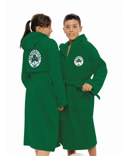 Μπουρνούζι παιδικό (10-12) UNISEX FC PANATHINAIKOS YOUNG, PALAMAIKI