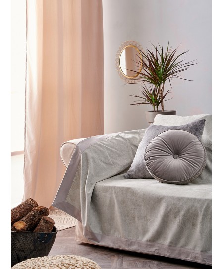 Ριχτάρι Πολυθρόνας BALLY GREY (180Χ160)