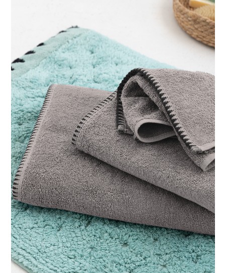 Πετσέτα Χεριών Towels Collection 30x50 BROOKLYN GREY