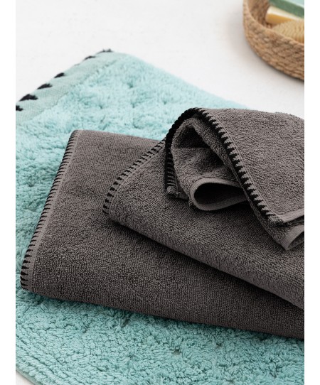 Πετσέτα Προσώπου Towels Collection 50x90 BROOKLYN COAL
