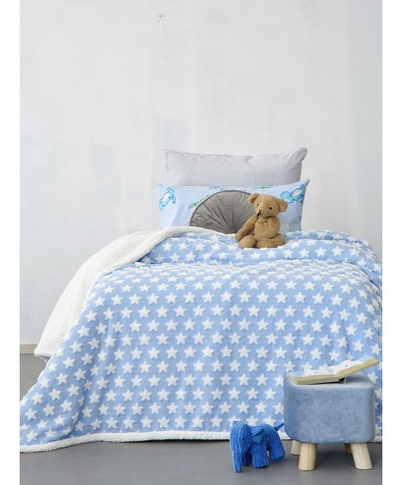 Κουβέρτα Fleece Μονή 160x220 COBI