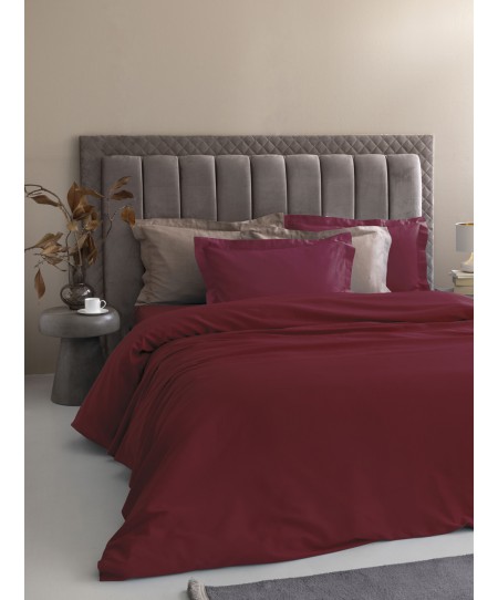 Σεντόνι King size 285x270 Posh Sateen BORDO