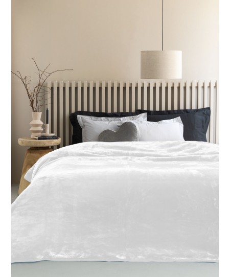 Κουβέρτα Fleece 220x240 FANI OFFWHITE 