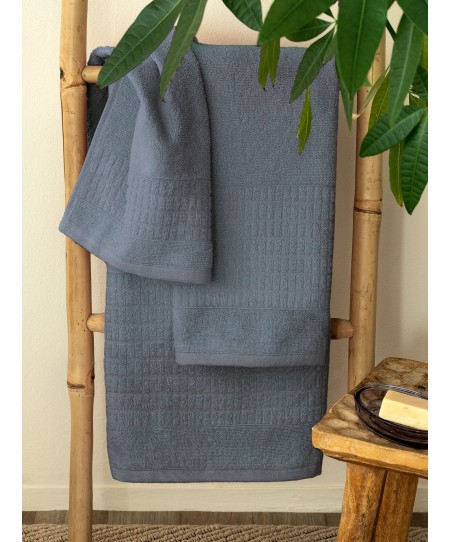 Πετσέτα Χεριών Towels Collection 30x50 ROLL GREY