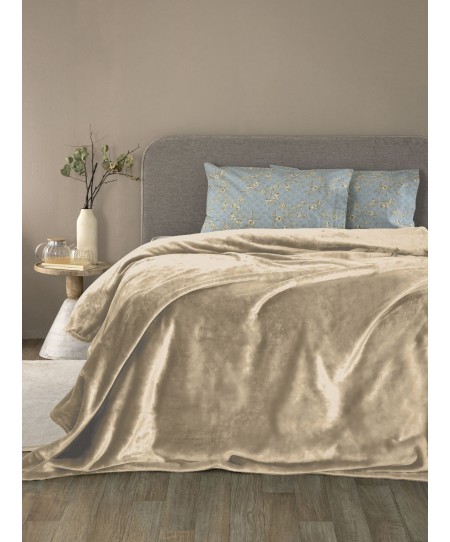 Κουβέρτα Fleece 160x220 LUCY FOG