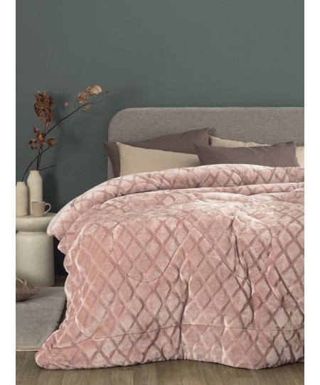 Κουβερτοπάπλωμα King size 240x260 NADINE/5 PINK