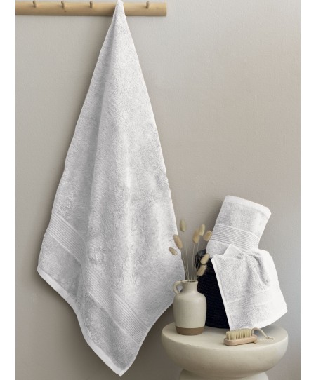 Πετσέτα Προσώπου Towels Collection 50x100 VINS WHITE