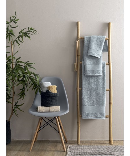 Πετσέτα Προσώπου Towels Collection 50x90 NAYA SILVER