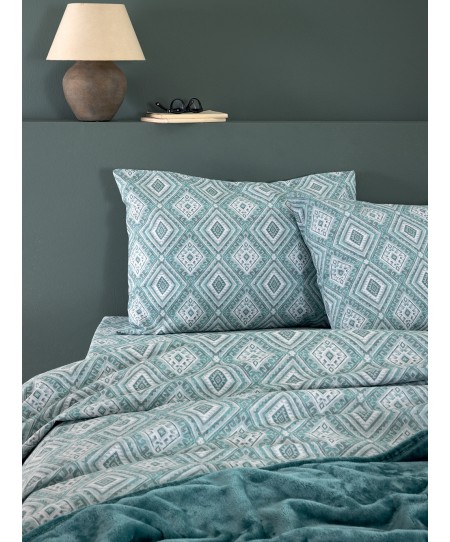 Σετ Παπλωματοθήκη Μονή Flannel Beauty 170x250 FB0239