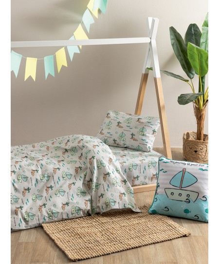 Σετ Σεντόνια Κούνιας My Kingdom 130x170 MK779