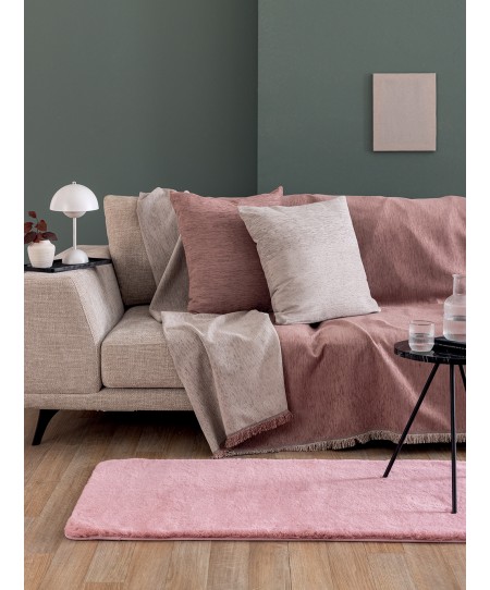 Ριχτάρι Τριθέσιου Καναπέ PARVA PINK 170x300