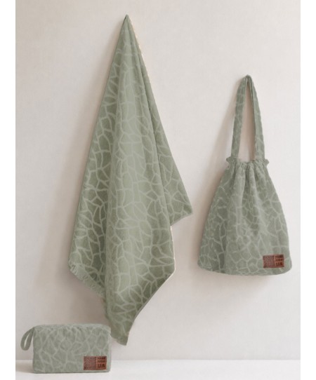 Τσάντα Θαλάσσης Beach Collection PD KHAKI 40x45x20