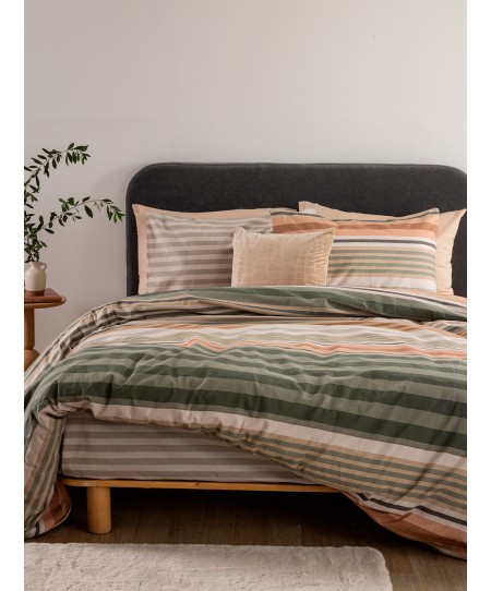 Σετ Σεντόνια Υπέρδιπλα Flannel Beauty 240x265 FB0244 Χωρίς Λάστιχο